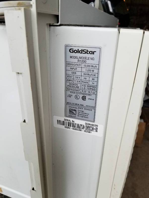 goldstar 12000 btu air conditioner