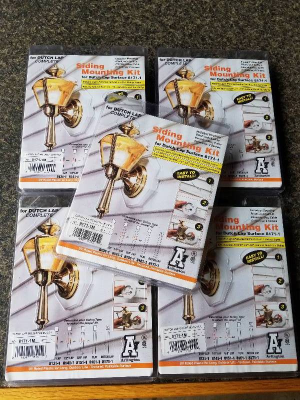lot 48 image: Electrical - Lot - 5 Dutch Lap Mounting BlockSide Mounting Kit