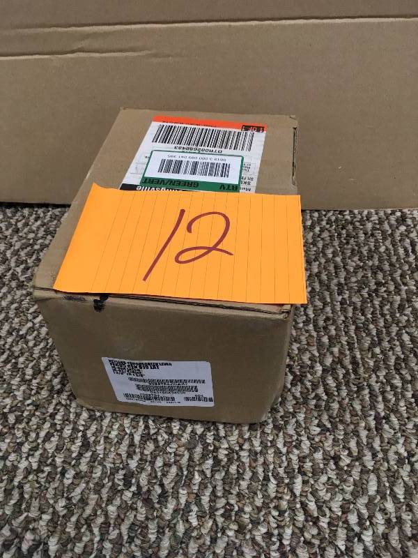 lot 12 image: Schlage FE695-CEN-LAT Century Touch Entry Leverset with Latitude Lever Matte Black Leverset Keyless Entry Electronic MSRP $149 never used