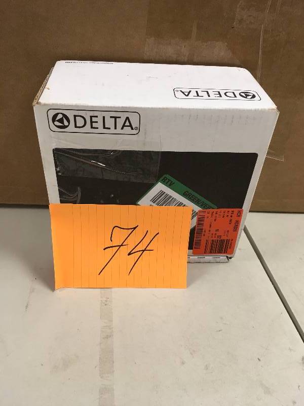 lot 74 image: Delta Addison Dual Function Pressure Balanced with Integrated Volume Control Less Rough-in, Available in Various Colors never used MSRP $180