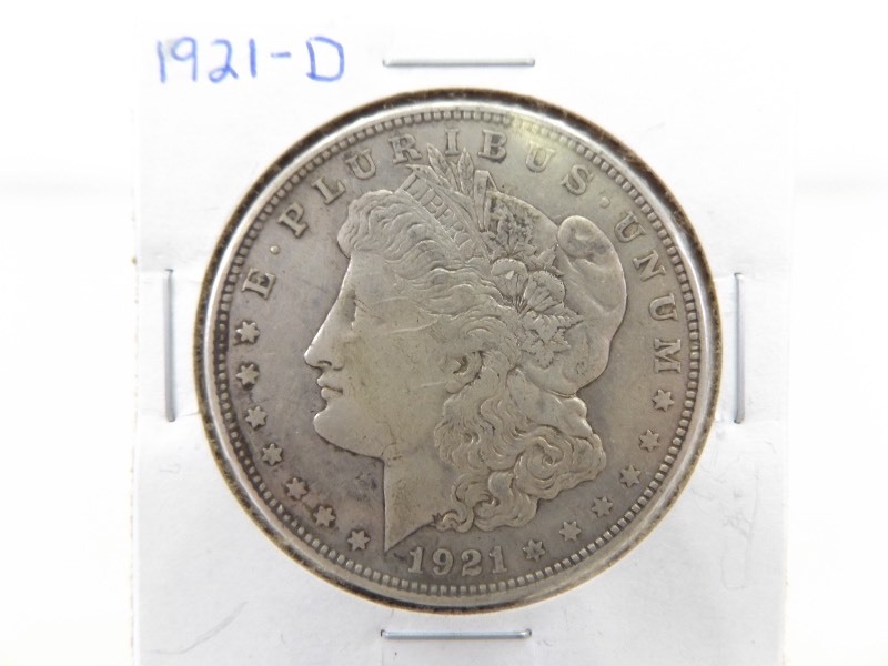 1921-D Morgan Silver Dollar
