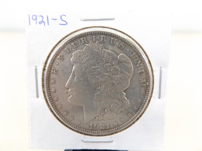 1921-S Morgan Silver Dollar