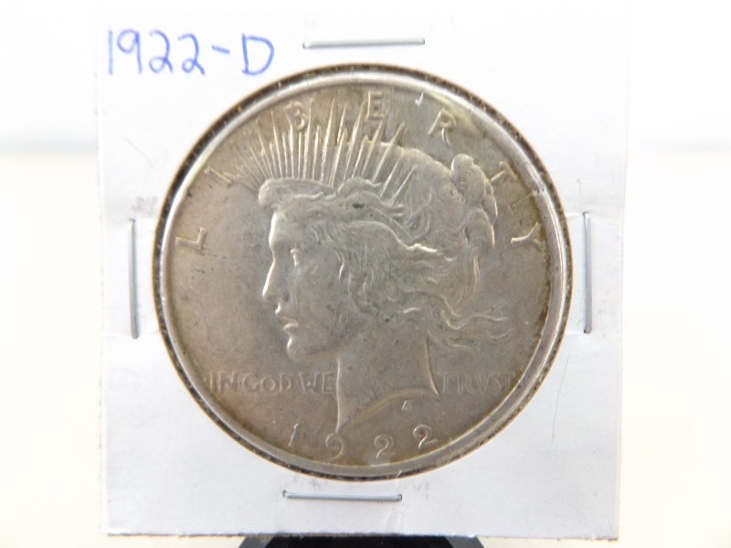 1922-D Peace Dollar