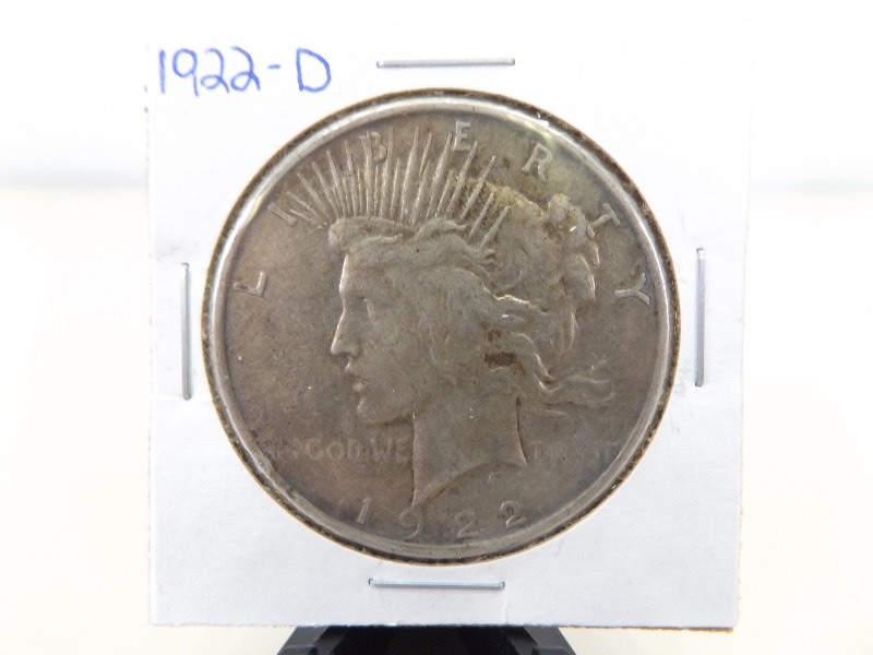 1922-D Peace Dollar