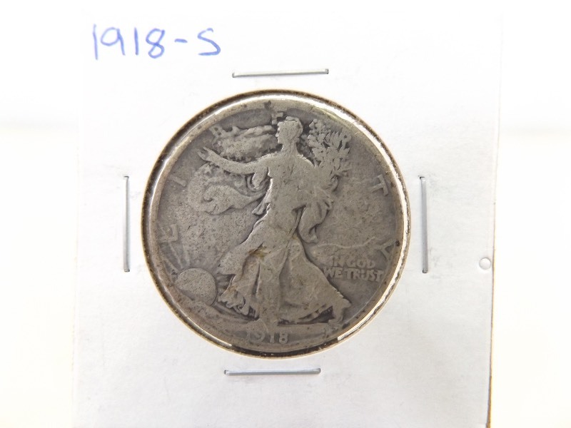 1918-S Walking Liberty&nbspHalf Dollar