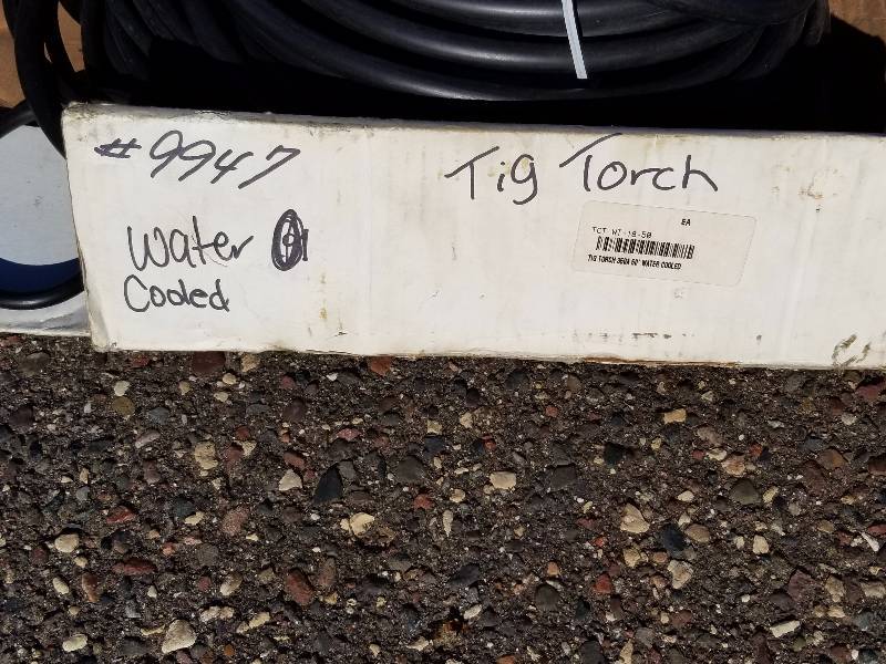 lot 14 image: 350 Amp 50ft Water Cooled Tig Torch
