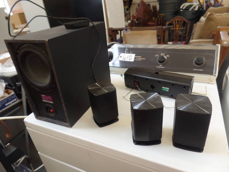 lot 619 image: SURROUND SOUND SYSTEM