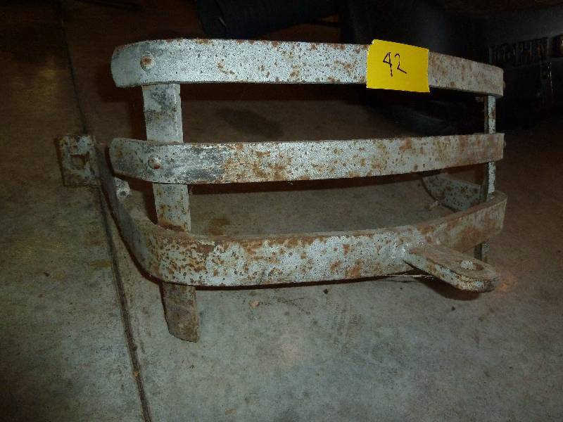 lot 42 image: Vintage Ford 2N Tractor Brush Guard  Bumper