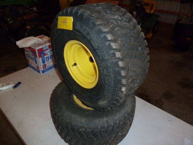 lot 49 image: John Deere Lawn Mower Tires