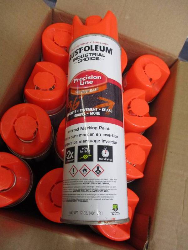 Orange Marking Paint