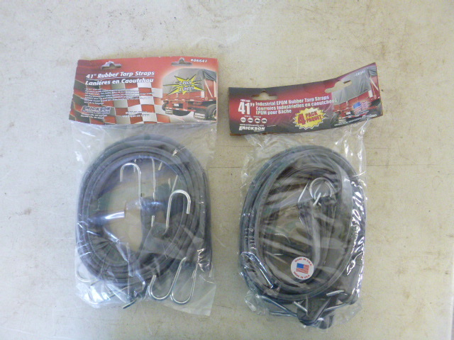 2 Packs of Rubber Tarp Straps