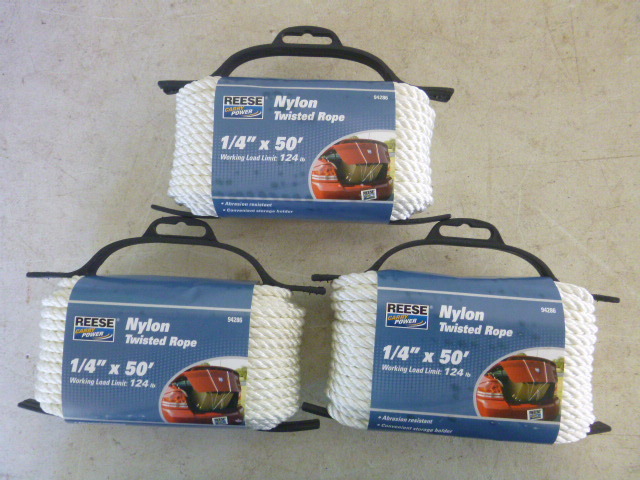3 Spools of Reese Nylon Twisted Rope