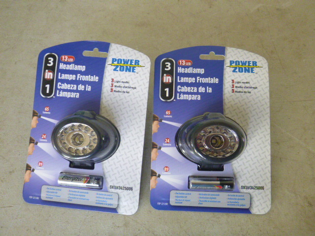 2 Power Zone Headlamps