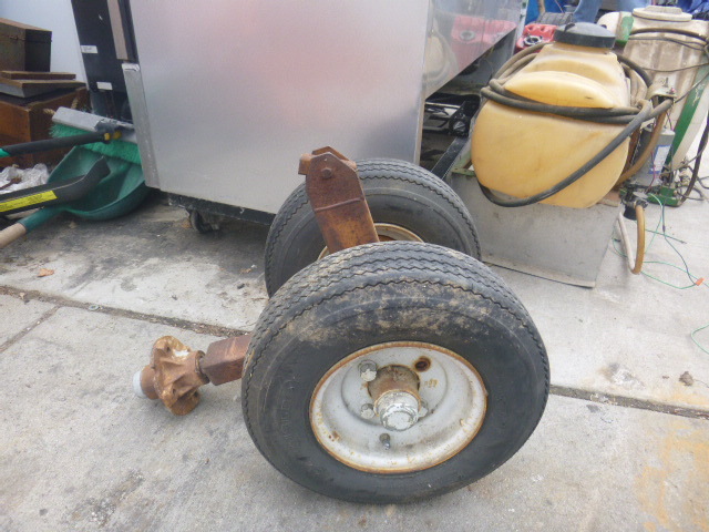2 Tires on a Shaft