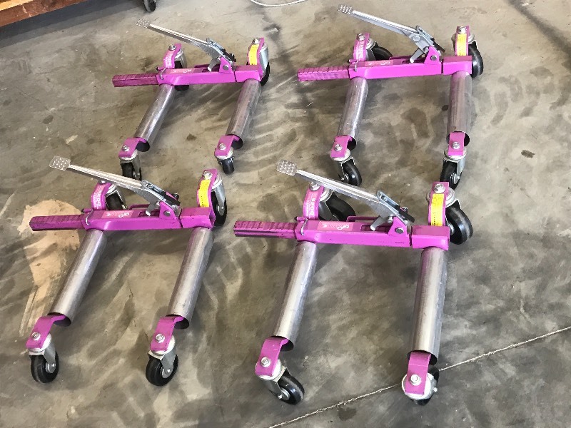 lot 23 image: (4) Go-Jack Car Dollies