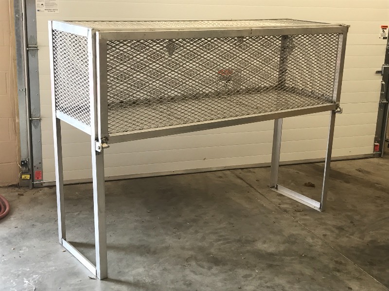 lot 39 image: Commercial Aluminum Cargo Basket