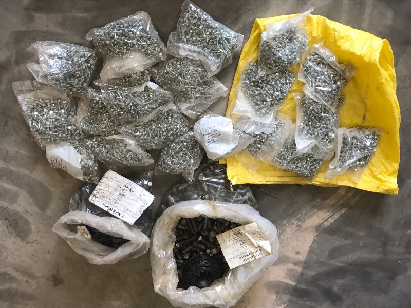 lot 45 image: (3) Bags Of Hardware