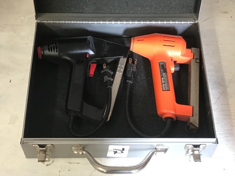 lot 72 image: (2) 115Volt Staplers