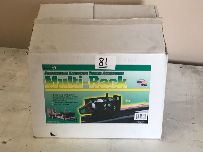 lot 81 image: Landscape Trailer Rack