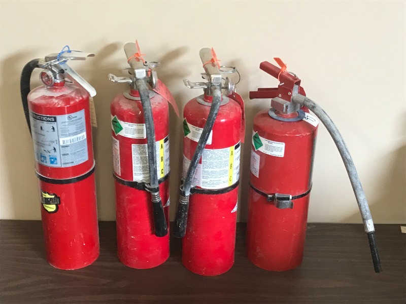 lot 93 image: (4) Fire Extinguishers