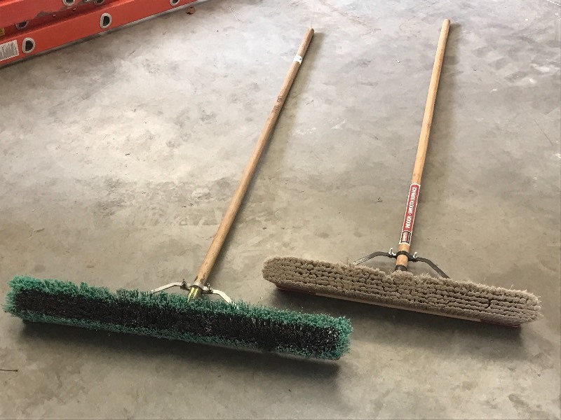 lot 118 image: (2) Floor Brooms