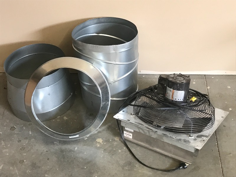 lot 117 image: Ventilation Fan With Duct