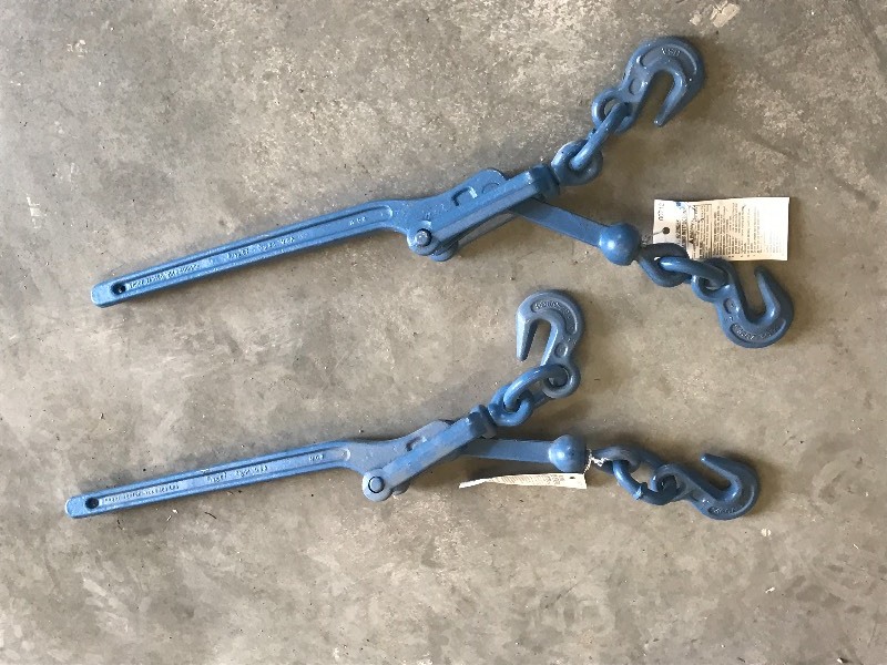lot 121 image: (2) 38 Chain Binders