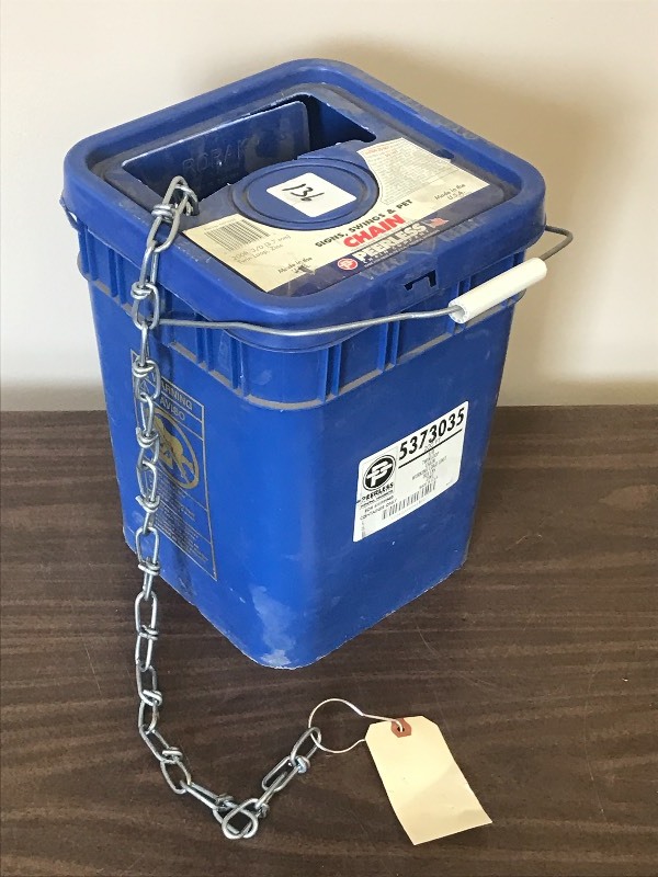 lot 136 image: Full Bucket Of New Chain
