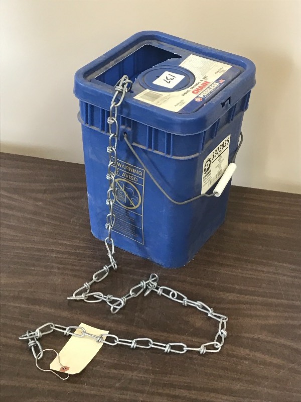 lot 137 image: Full Bucket Of New Chain