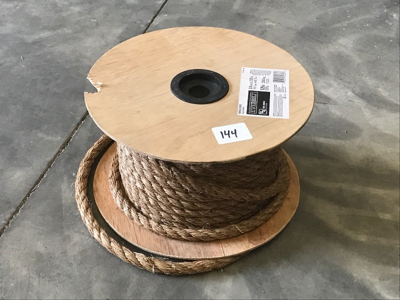 lot 144 image: Spool Of 34 Rope