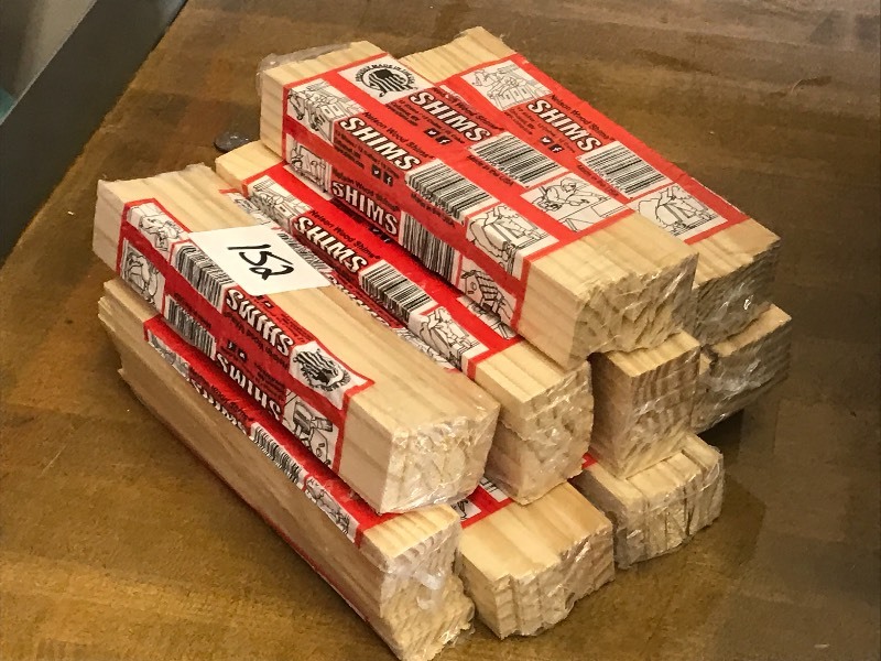 lot 152 image: (10) New Packs Of Wood Shims