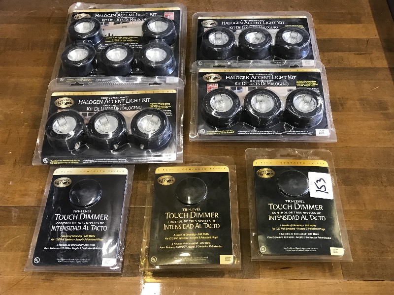 lot 153 image: New Accent Light Kits & New Touch Dimmers