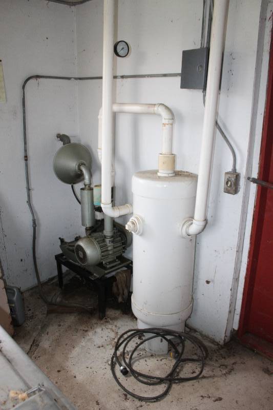 lot 32 image: Commercial Water Supply Equipment Includes Tank, Pipes, Valves, And More