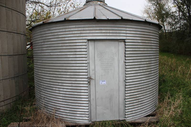 lot 30 image: Butler Tin Silo