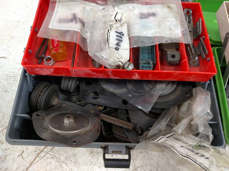 lot 78 image: (2) Tool Boxes with Hitachi NR-83AA...