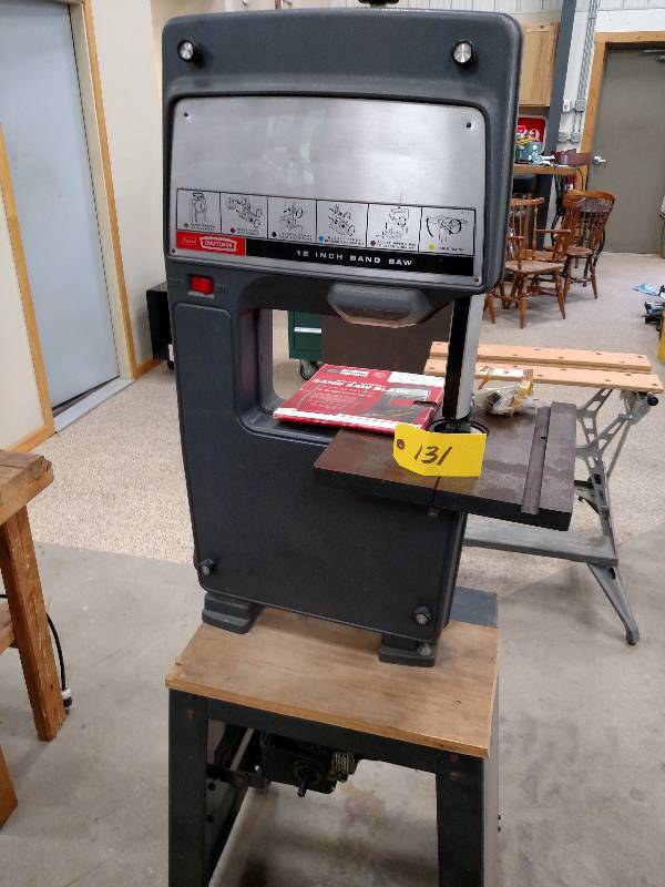 lot 131 image: Craftsman 12 Band Saw, Works...