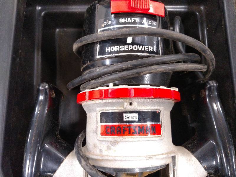 lot 140 image: Craftsman 1 hp. Router, Works...
