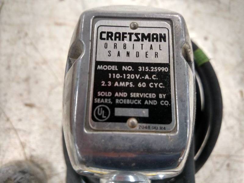 lot 151 image: Craftsman Orbital Sander, Works...