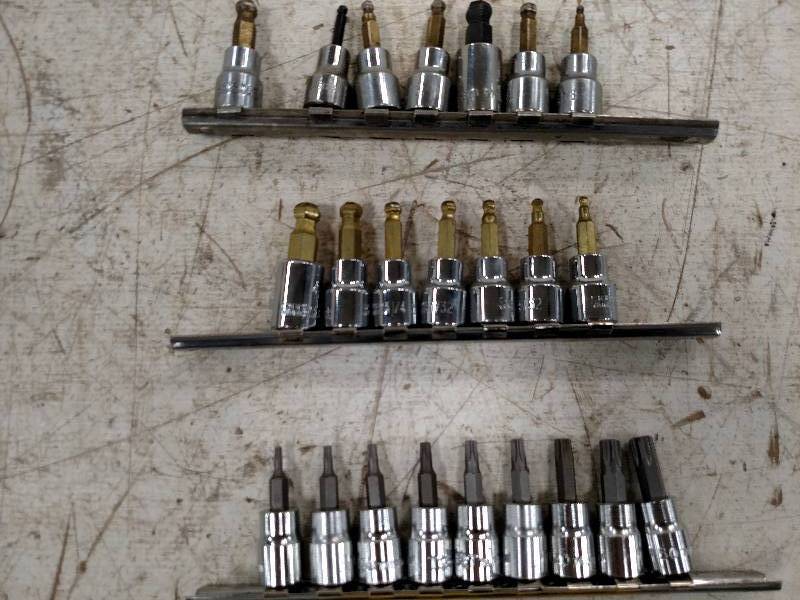 lot 227 image: Asstd Hex Key & Torx Sockets...