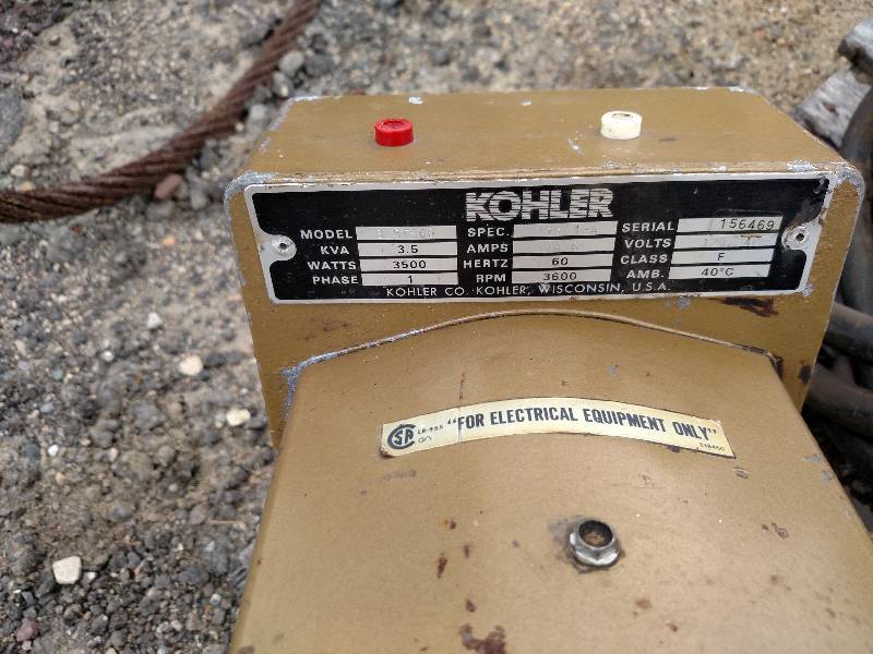 lot 15 image: Kohler Generator & Motor...