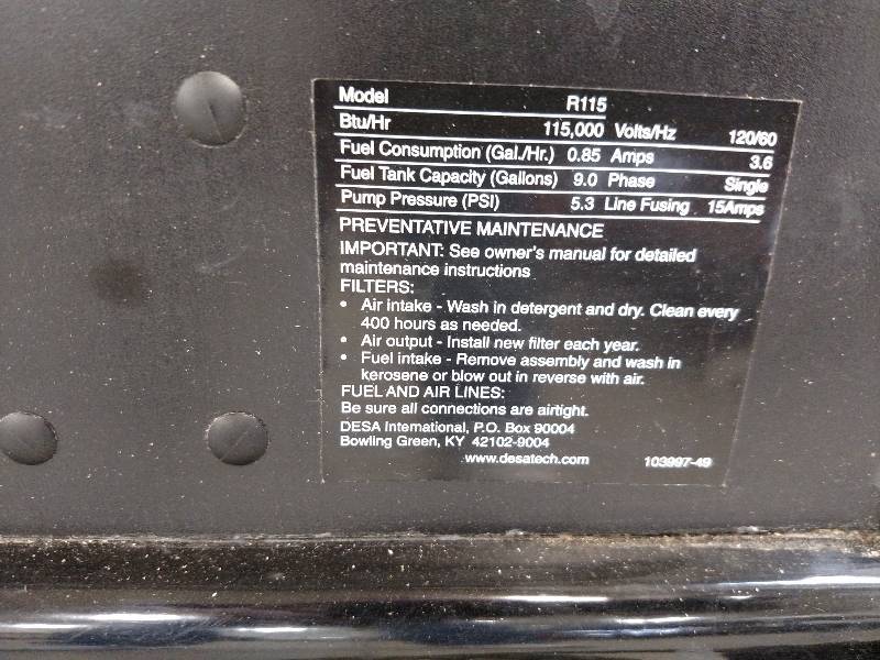 lot 48 image: Reddy Heater Pro115 115,000 BTU For...