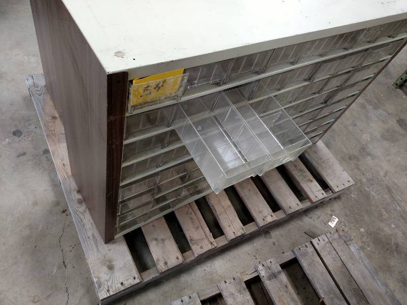lot 54 image: 63 Drawer Parts Bin...