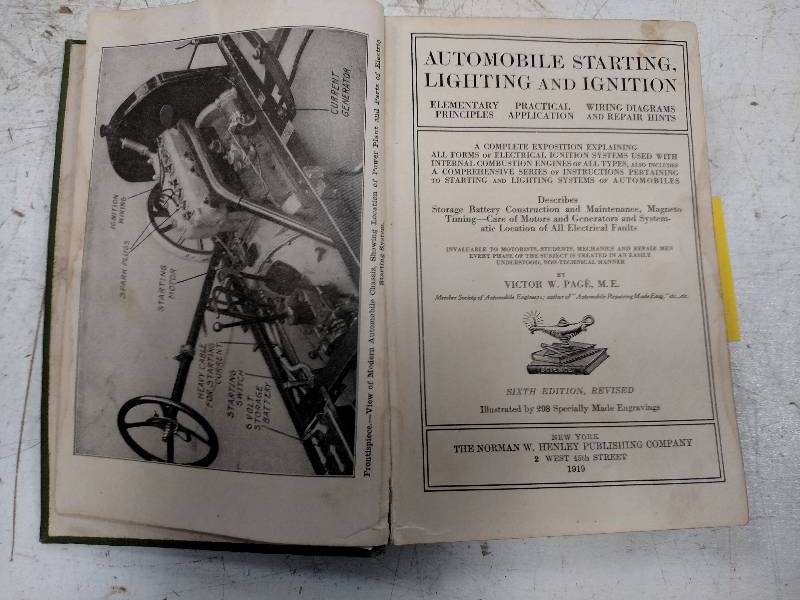 lot 289 image: 1919 Automobile Starting, Lighting,...