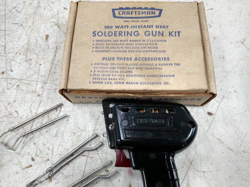 lot 292 image: Craftsman Soldering Iron & Knife Ki...