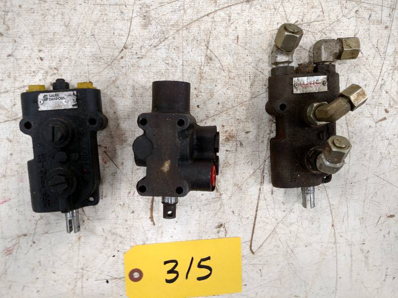 lot 315 image: (3) Hydraulic Valves...