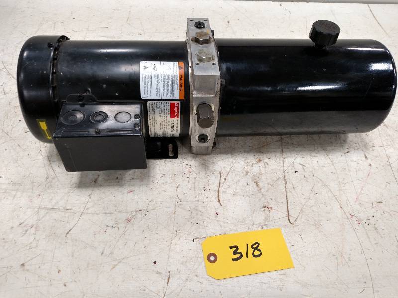 lot 318 image: Hydraulic Pump with Sump Tank, 1 hp...