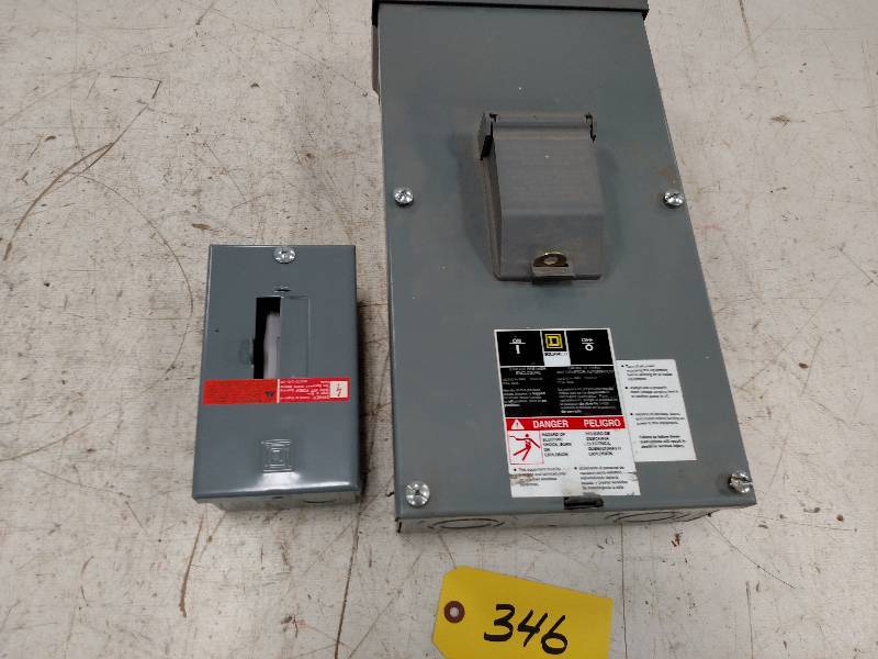 lot 346 image: (2) Breaker Boxes...