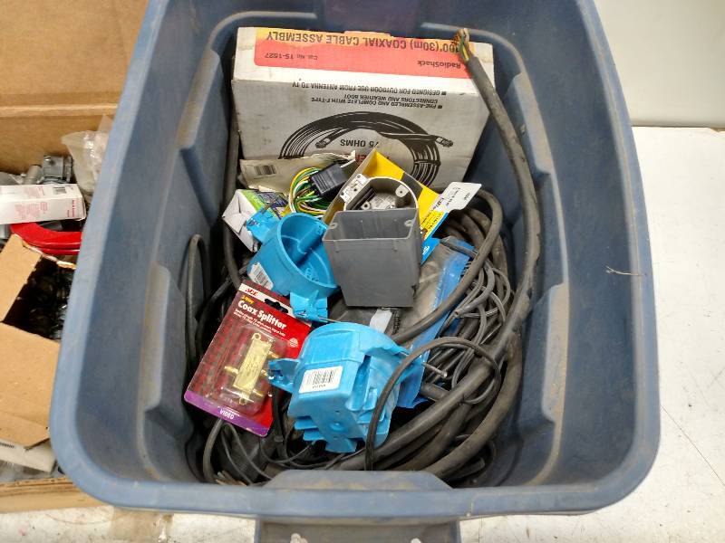 lot 348 image: Asstd Electrical in (2) Boxes...