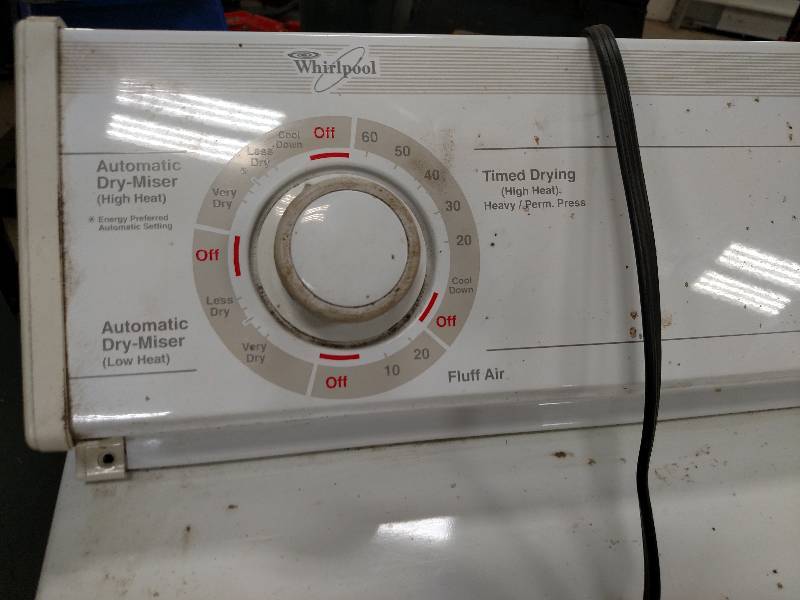 lot 351 image: Whirlpool LP Gas Dryer