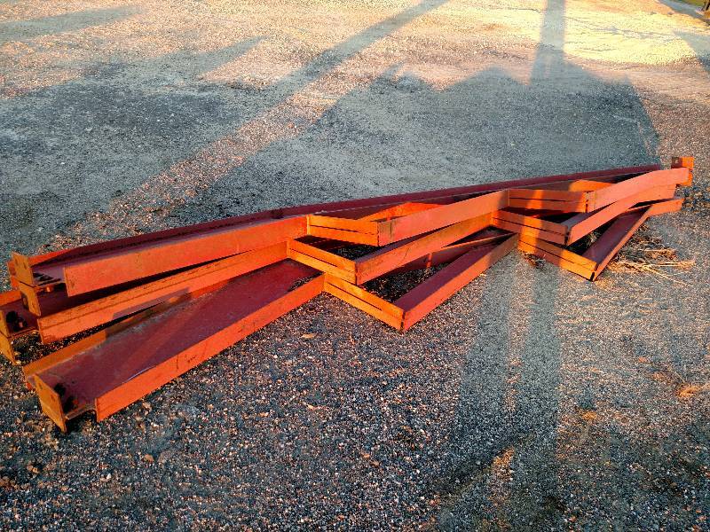 lot 357 image: (3) Stadium Seating Beams